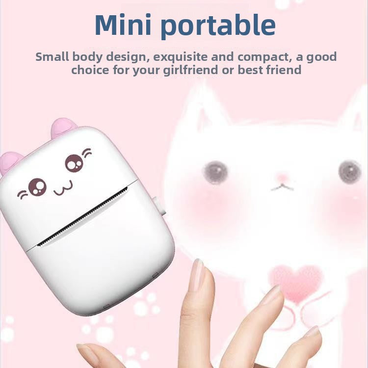Mini Printer and Sticker Maker Portable