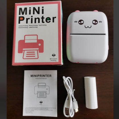 Mini Printer and Sticker Maker Portable