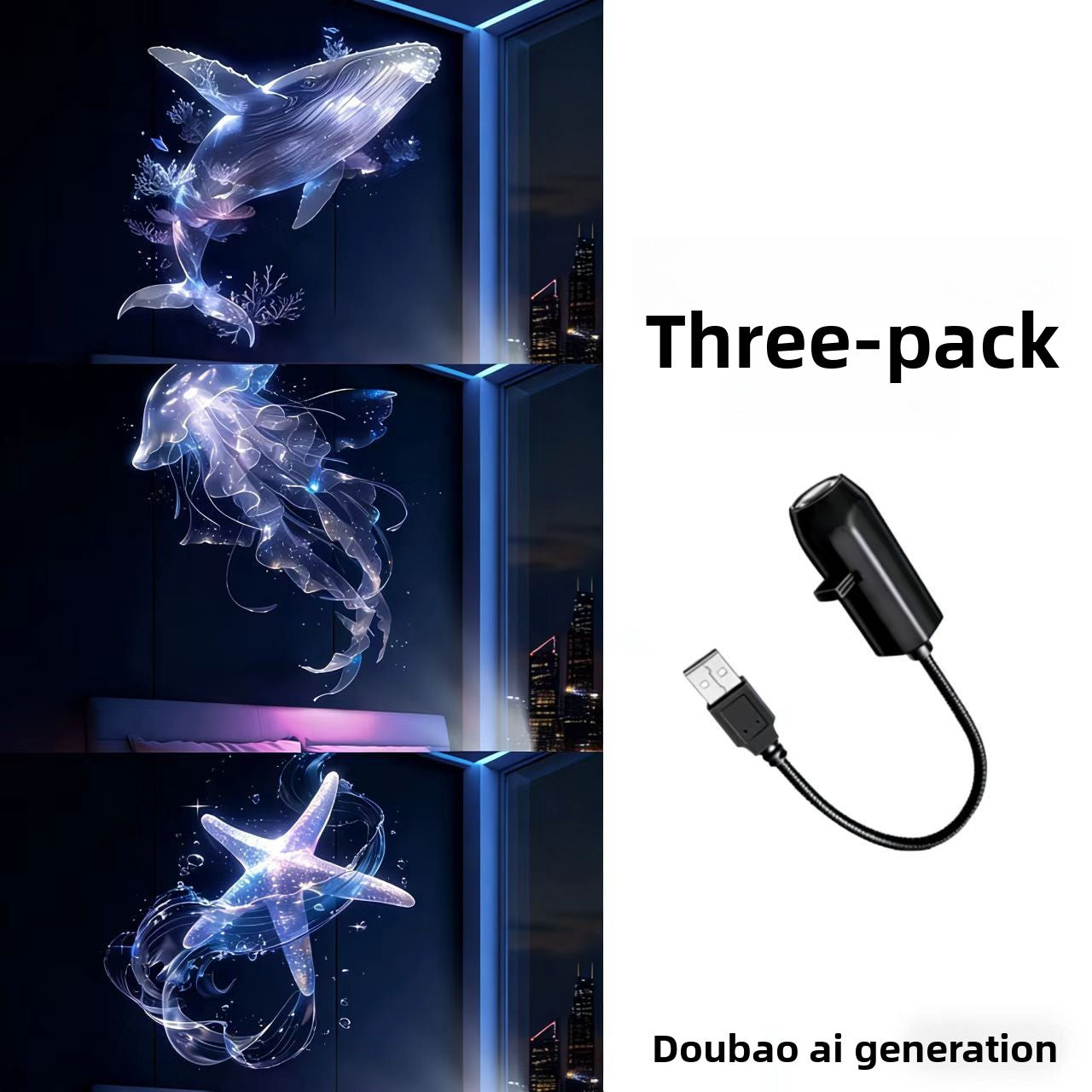 Creative Starry Sky Projection Night Light