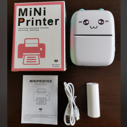 Mini Printer and Sticker Maker Portable